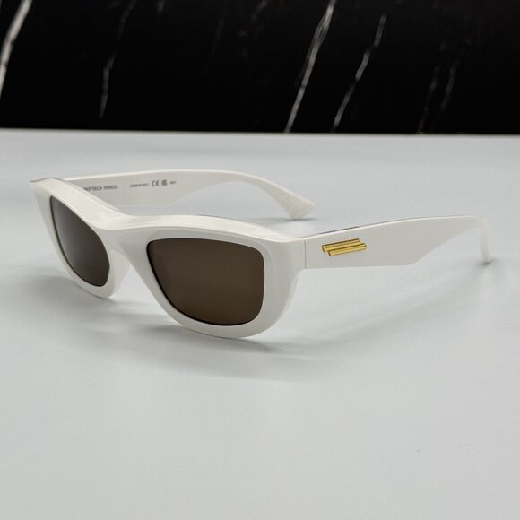 NEW BOTTEGA VENETA SUNGLASSES IVORY WOMEN BOTTEGA VENETA BV1326S 004